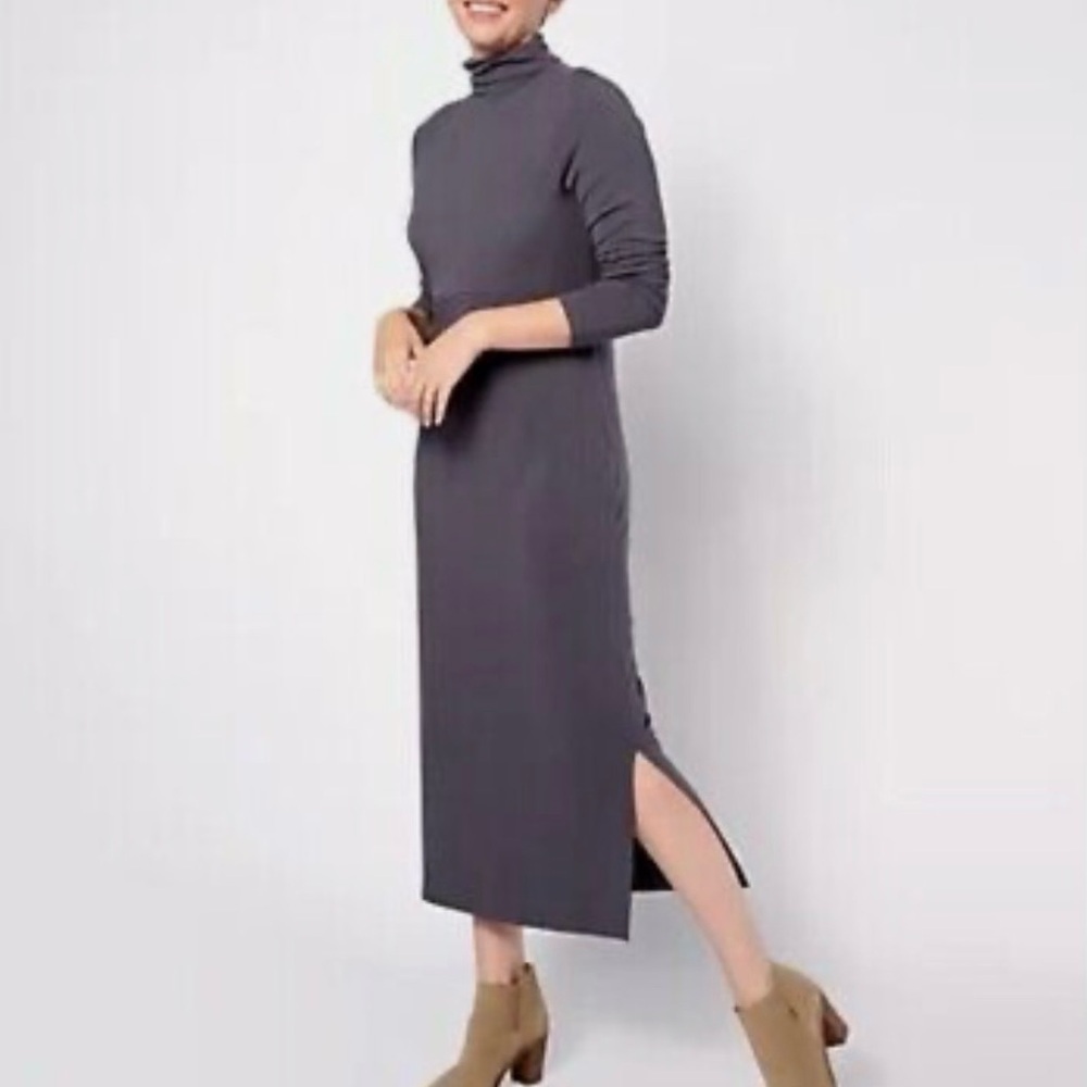 Women with Control LS Dress with Tummy Control Blu-Tec Control System Size S